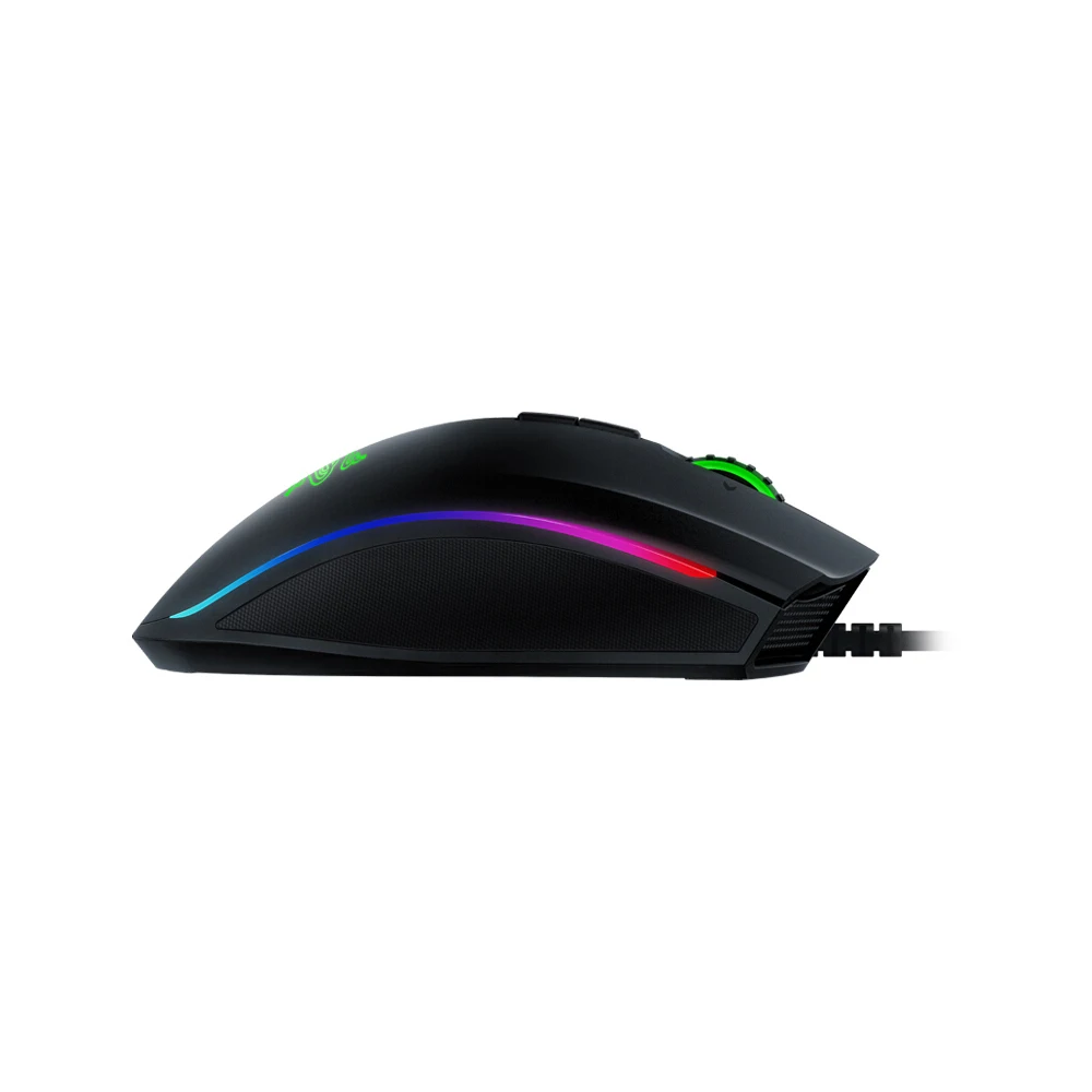 Проводная игровая мышь razer Mamba Elite 16000 dpi, 5G, оптический сенсор, светильник Chroma, эргономичная игровая мышь для ПК, геймера, ноутбука