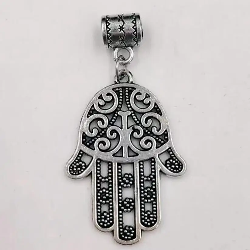 Розничная продажа новинка европейский и американский стиль Fatima Hamsa амулеты для