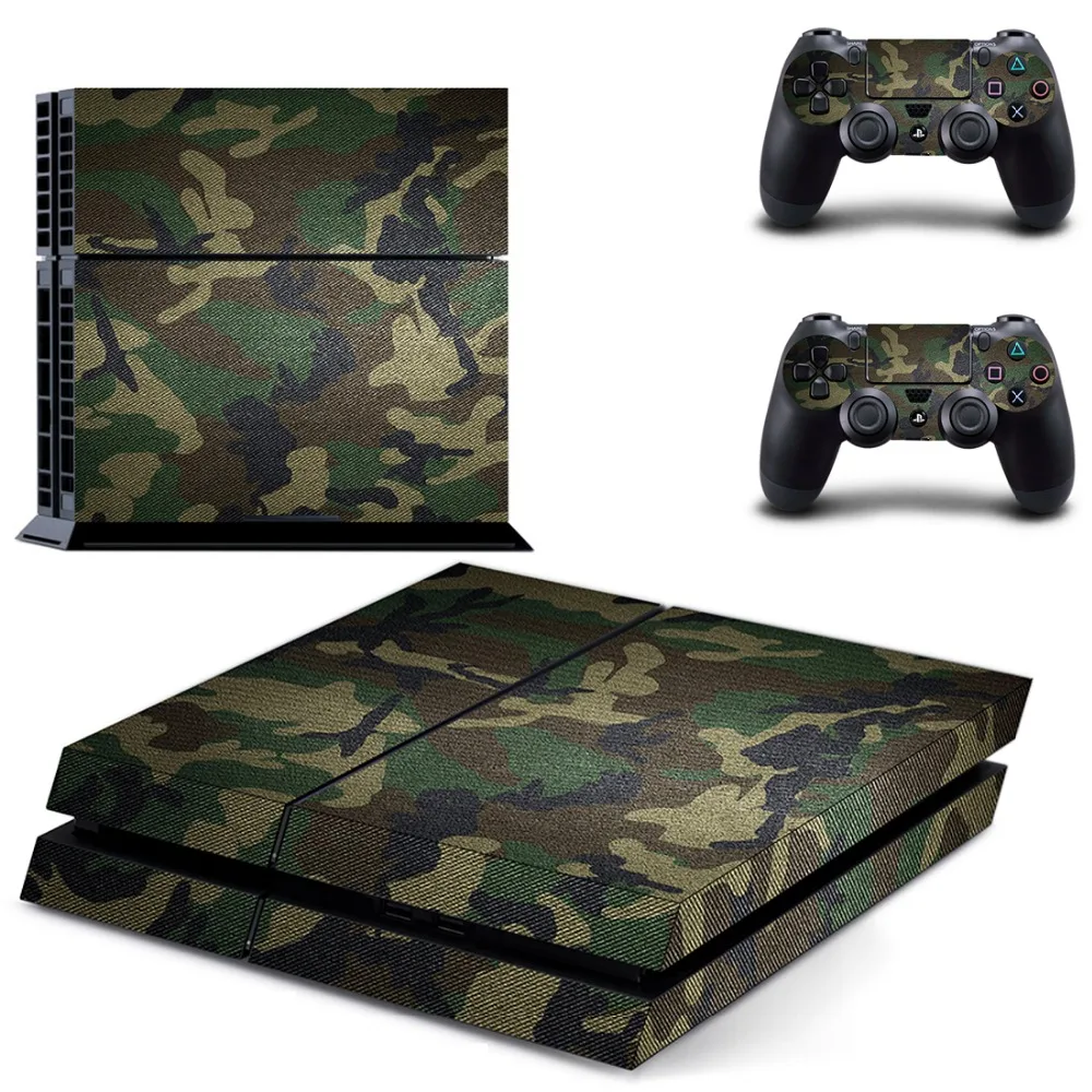 Наклейки для консоли PS4 Playstation 4 виниловые наклейки камуфляжные контроллеров