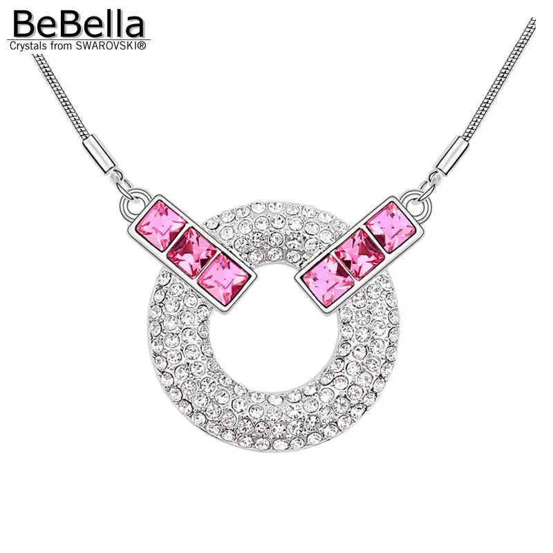 Женское колье BeBella с австрийскими кристаллами Сваровски|crystal pendant necklace|pendant