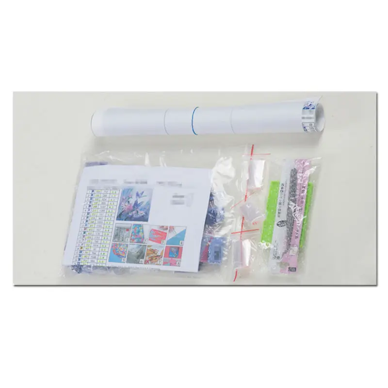 Blue flowers diy diamond embroidery painting pattern rhinestone vases crystals cross-stitch kits mosaic | Дом и сад