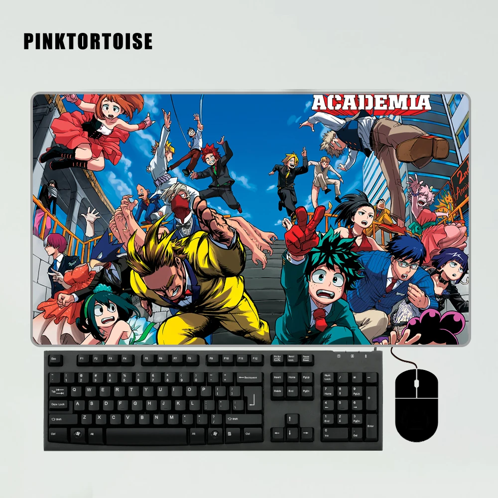

PINKTORTOISE Mousepad Gaming Playmat Japan anime My Hero Academia super larger keybord mat
