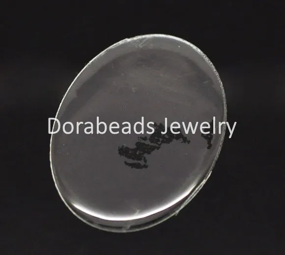 

8SEASONS Clear Oval Epoxy Domes Resin Stickers 4x3cm(1-5/8"x1-1/8"), sold per packet of 60 (B17532)