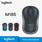 Мышь Logitech M185 Беспроводная офисная, 1000DPI, 2,4 ГГц, с USB-приемником