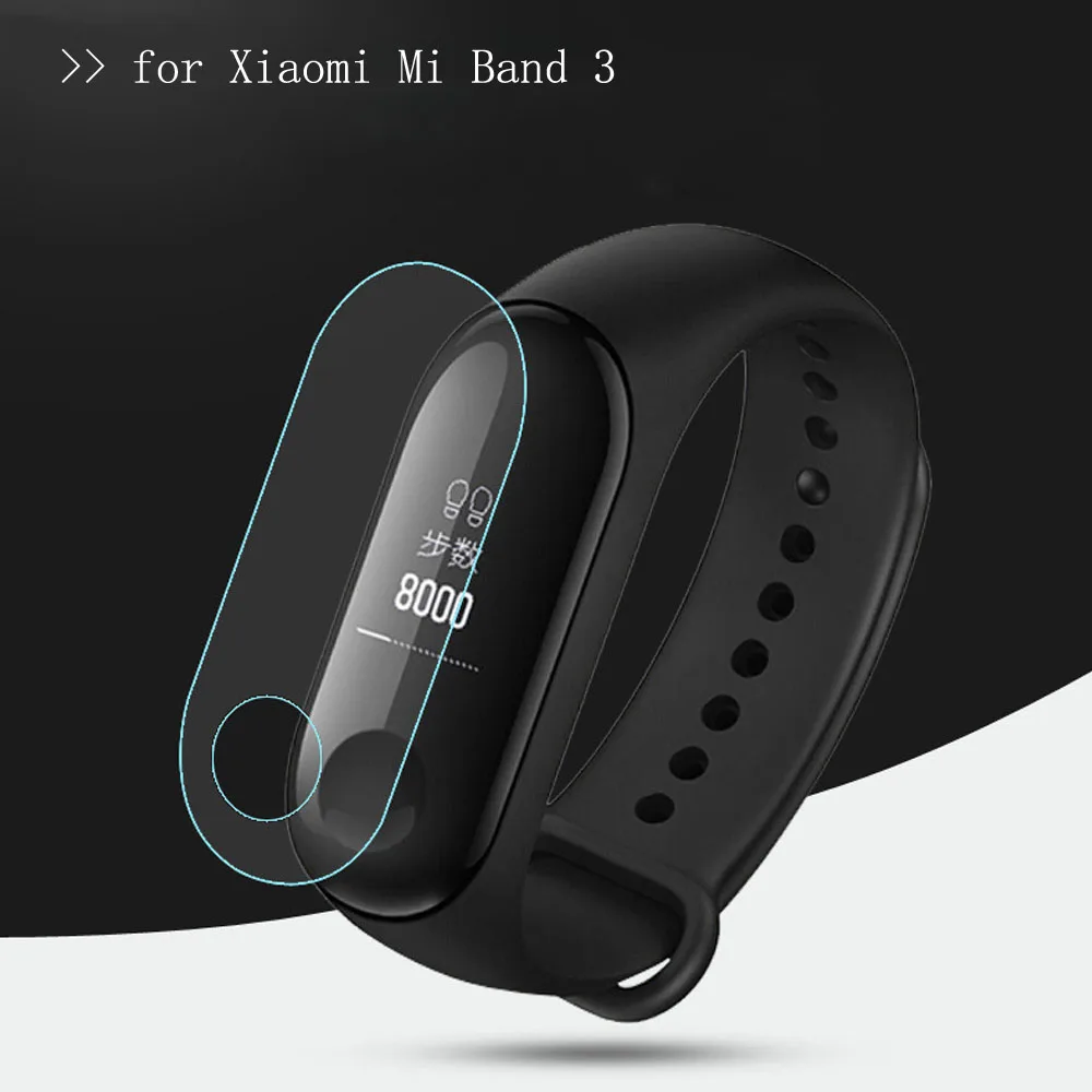 Мягкая Ультрапрозрачная защитная пленка из ТПУ Для Xiaomi Mi Band 3 / Miband защита экрана