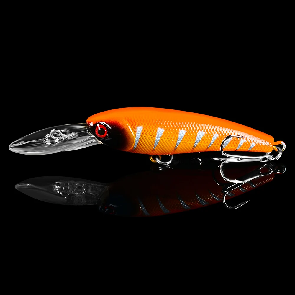 Sunlure 1 шт. жесткая плавающая приманка Minnow для рыбалки 3 54 9 см Жесткая 10 цветов 8 г 0 29