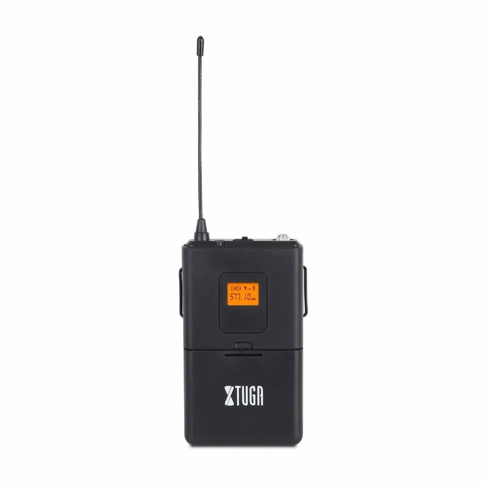 XTUGA портативный UHF микрофон система с чехол для переноски 2 металлические handhled MIC BOX Беспроводные для сцены церкви свадьбы GLXD8