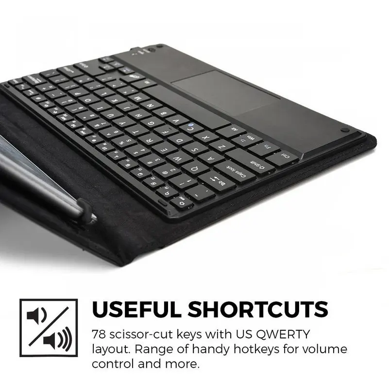 Беспроводная Bluetooth клавиатура со съемной сенсорной панелью для Huawei MediaPad M2 10 1 QWERTY