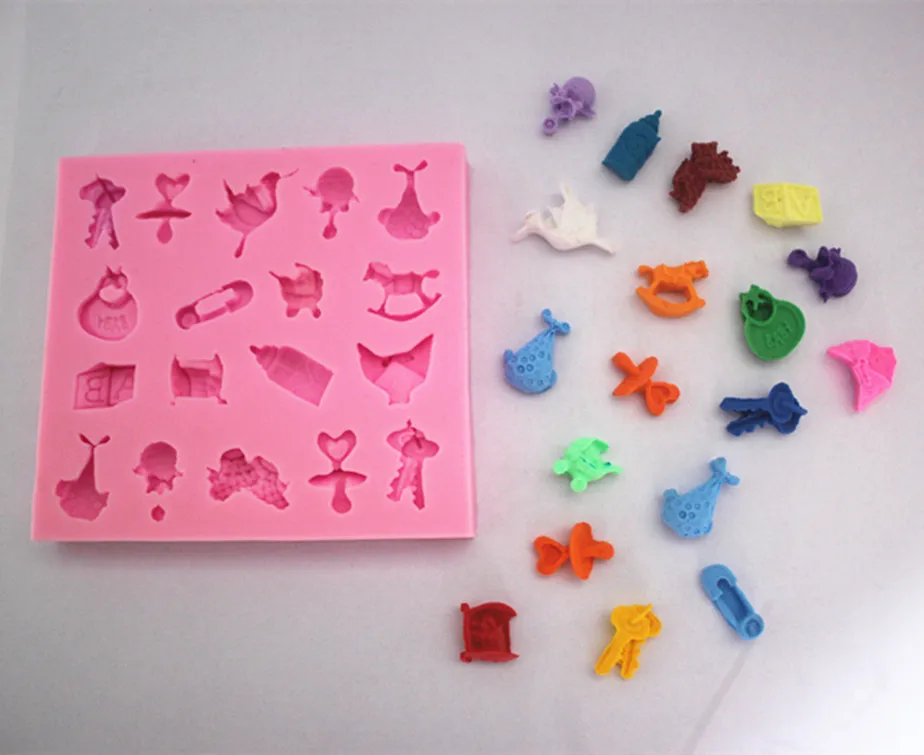 Новинка товар для новорожденных антипригарная Сахарная паста sugarcraft свеча форма