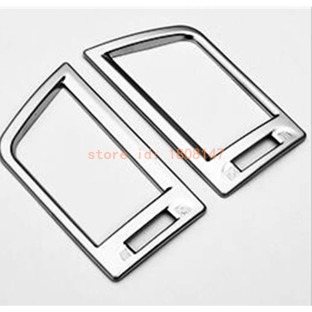 

Car Detector Trims ABS Chrome Front Left+Right Air Conditioning Outlet Vent Frame 2pcs For Subaru Outback 2015 2016 2017 2018