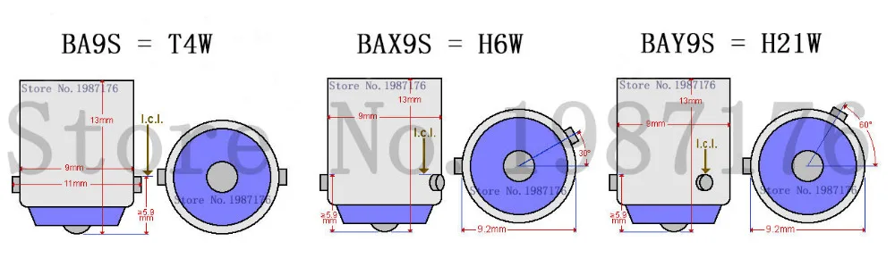 1 шт. BAX9S H6W BAY9S H21W 5630 6 SMD белый 12 в автомобильный боковый клиновидный Автомобильный