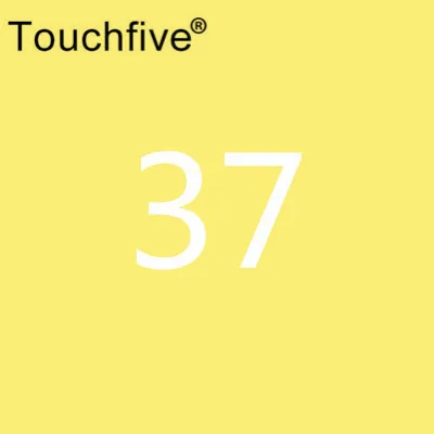 37 TOUCHFIVE дополнительный цвет двойная головка художественные маркеры Кисть ручка на спиртовой основе эскизные маркеры манга ручки для рисования товары для рукоделия - Цвет: 37