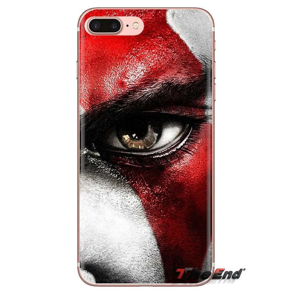 God of War Kratos III Transparent TPU Case Cover For Sony Xperia Z Z1 Z2 Z3 Z5 compact M2 M4 M5 C4 E3 T3 XA Huawei Mate 7 8 Y3II |
