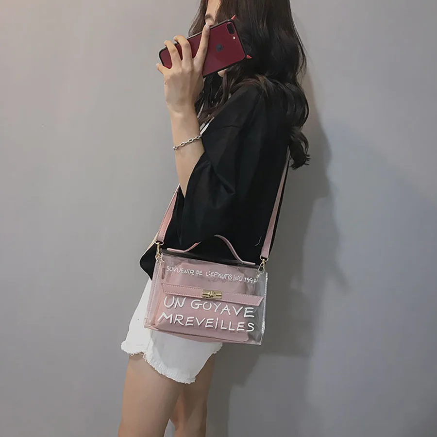 Женская сумка Прозрачная желе сумка bolsa feminina сумка-мессенджер borsa donna модные malas de senhora сумки через плечо torebka