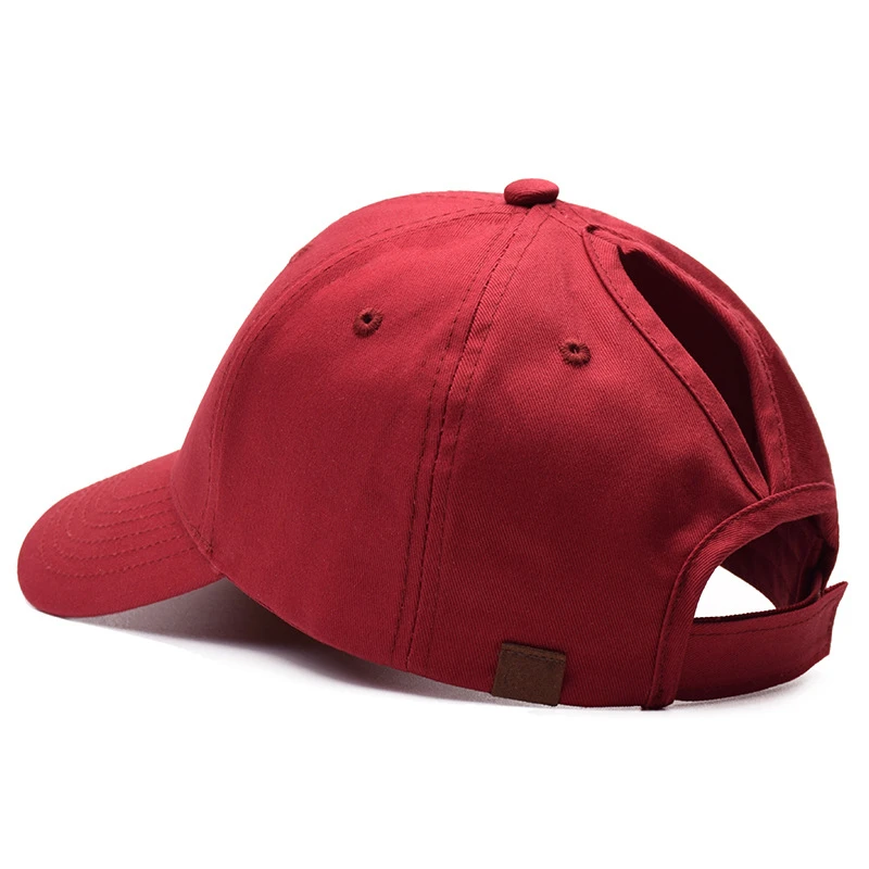 [NORTHWOOD] Мода 2019 г. одноцветное Бейсбол кепки женский хвостик Snapback хип хоп папа