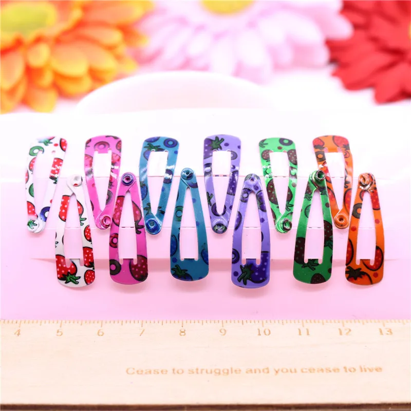 24 шт./лот корейские модные аксессуары для волос милая заколка с цветами Kawaii