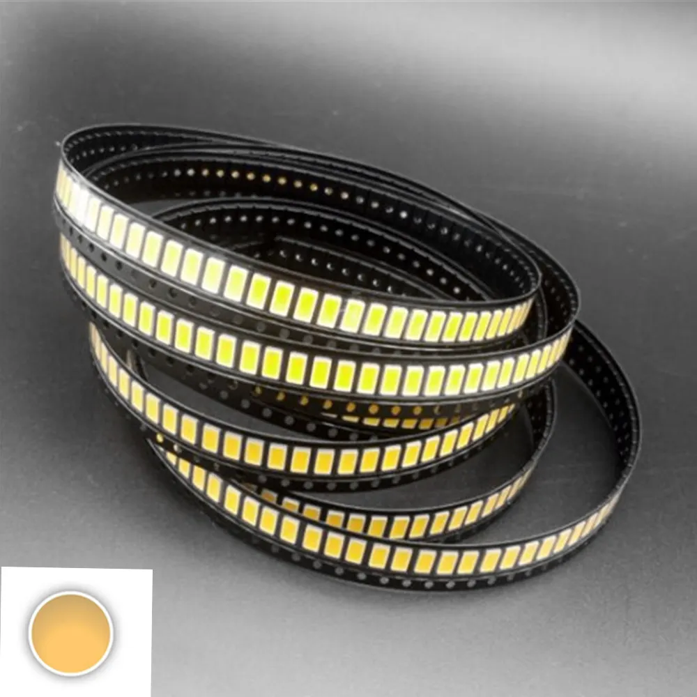 500 шт. SMD светодиодный чип 5730 5630 теплый белый 3000K 0 5 Вт ультра яркая поверхность