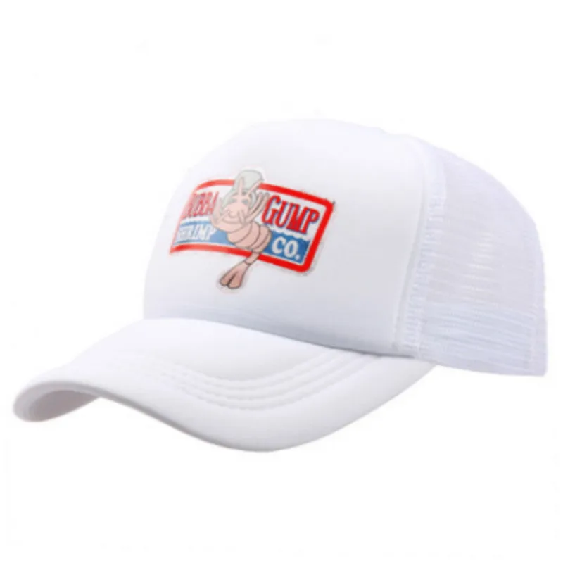 Женская Бейсболка с принтом BUBBA GUMP летняя кепка дышащей сеткой в стиле пэчворк