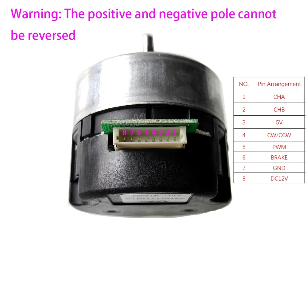 BLDC Nidec 24H677 PWM DC 12 В безщеточный Вт/внутренний драйвер ШИМ регулировки скорости