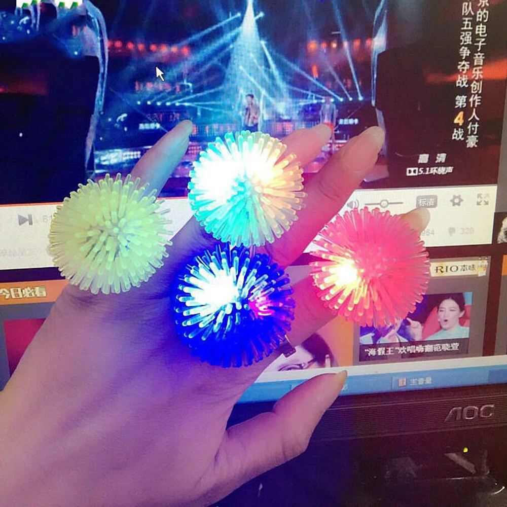 СВЕТОДИОДНЫЕ светящиеся игрушки мигает красочное мягкое желейное светодиодное