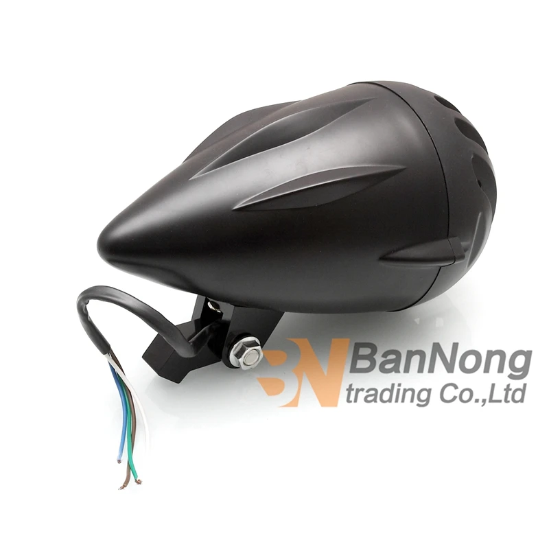 Мотоциклетный металлический забор передняя фара в форме пули для Honda Shadow VT400 750 MAGNA