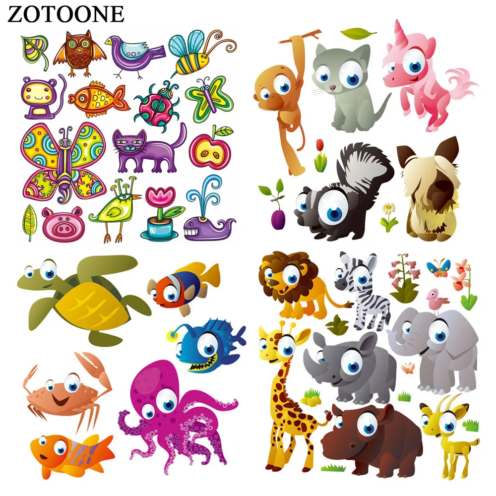 ZOTOONE/утюжок для переодевания одежды милый мультяшный комплект с животными