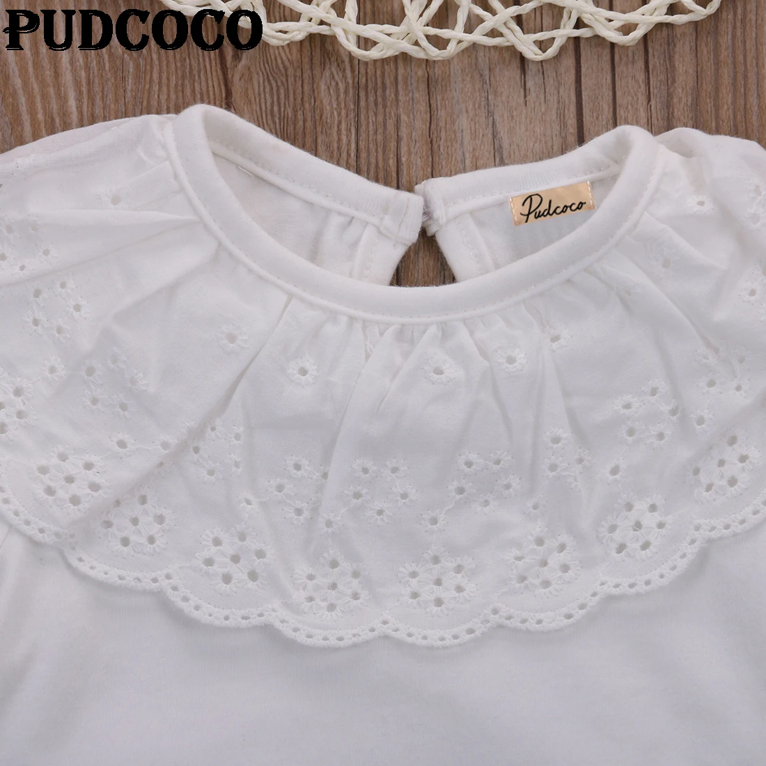 Новинка лета 2017 очаровательный кружевной комбинезон с коротким рукавом для