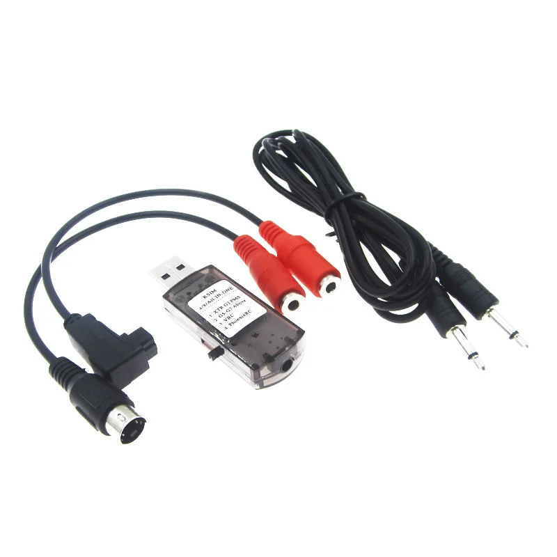 USB 22 в 1 кабель симулятора полета для радиоуправляемого вертолета