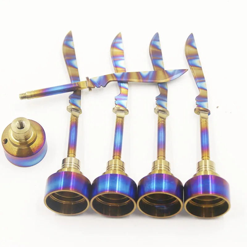 Титановая Крышка для гвоздей радужная 14 мм 18 прямой меч стеклянная крышка