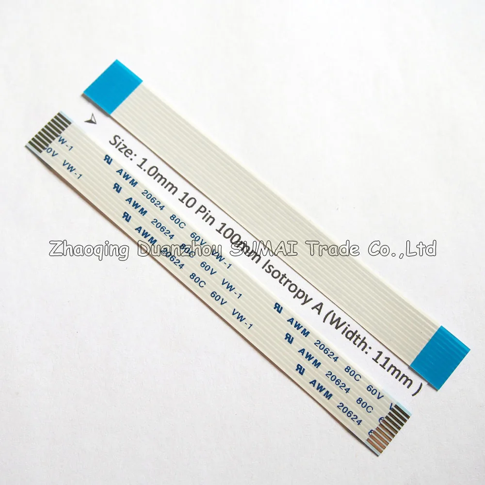 10Pin FFC/FPC Гибкий плоский кабель 1 0 мм Шаг 10 pin 100 Isotropy A или Anisotropy B 20624. Приветствуется