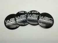 10 set1 set4pcs wrc wheel center hub caps hubcap emblem sticker decal black car styling