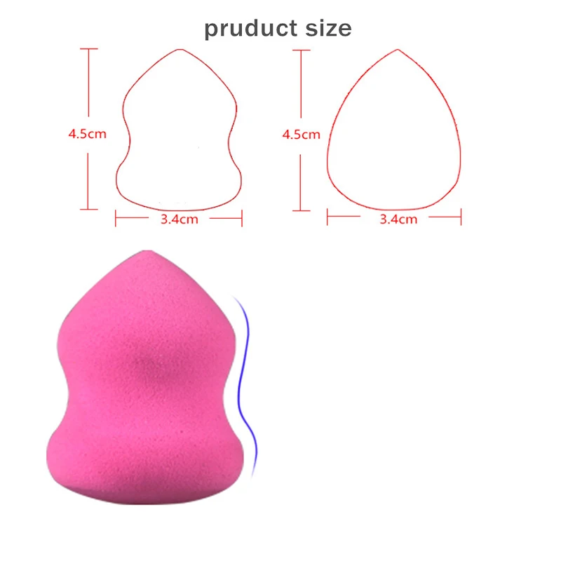 4 шт./компл. мягкий макияж растушевка основы губка в форме тыквы жидкий порошок BB