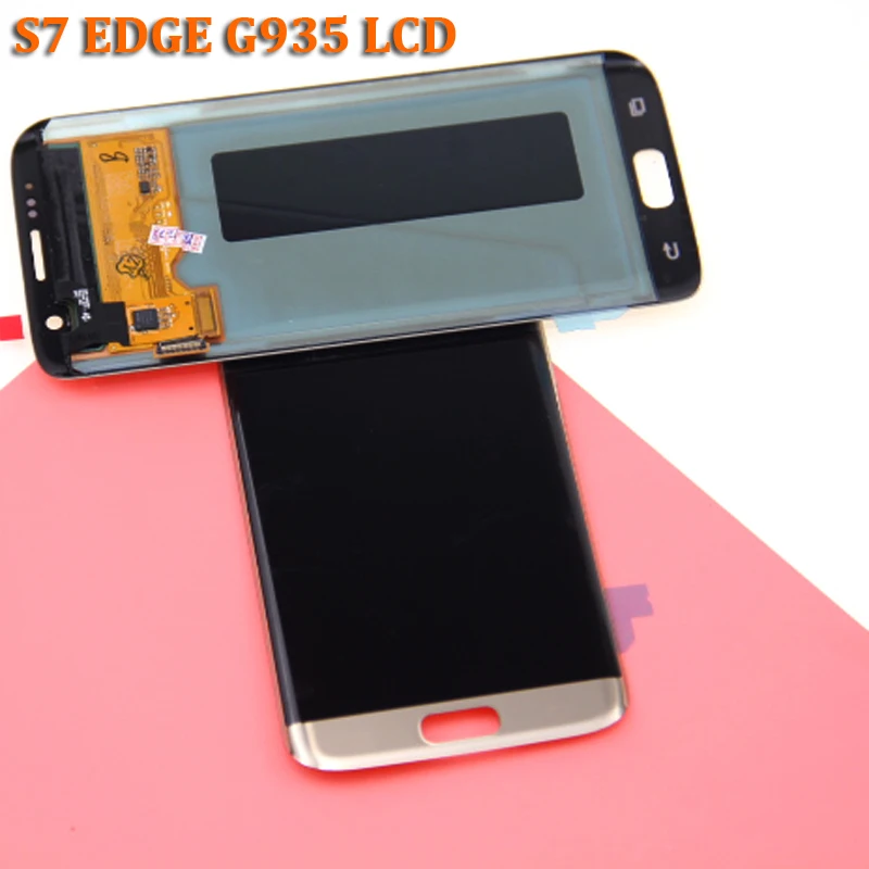 Для samsung GALAXY S7 EDGE lcd Edge G935 ЖК дисплей кодирующий преобразователь сенсорного экрана