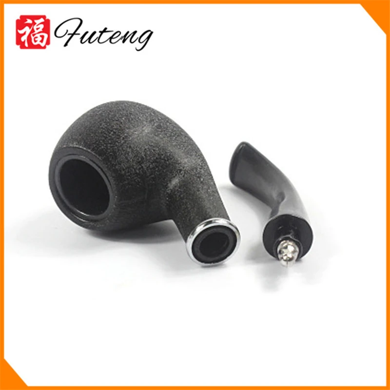 Черная легко моющаяся курительная трубка из смолы съемная маленькая прочная