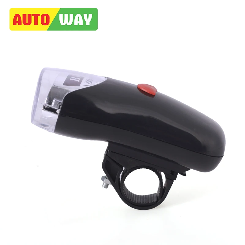 Светодиодный велосипедный черный фонарь Autoway светильник передняя фара для