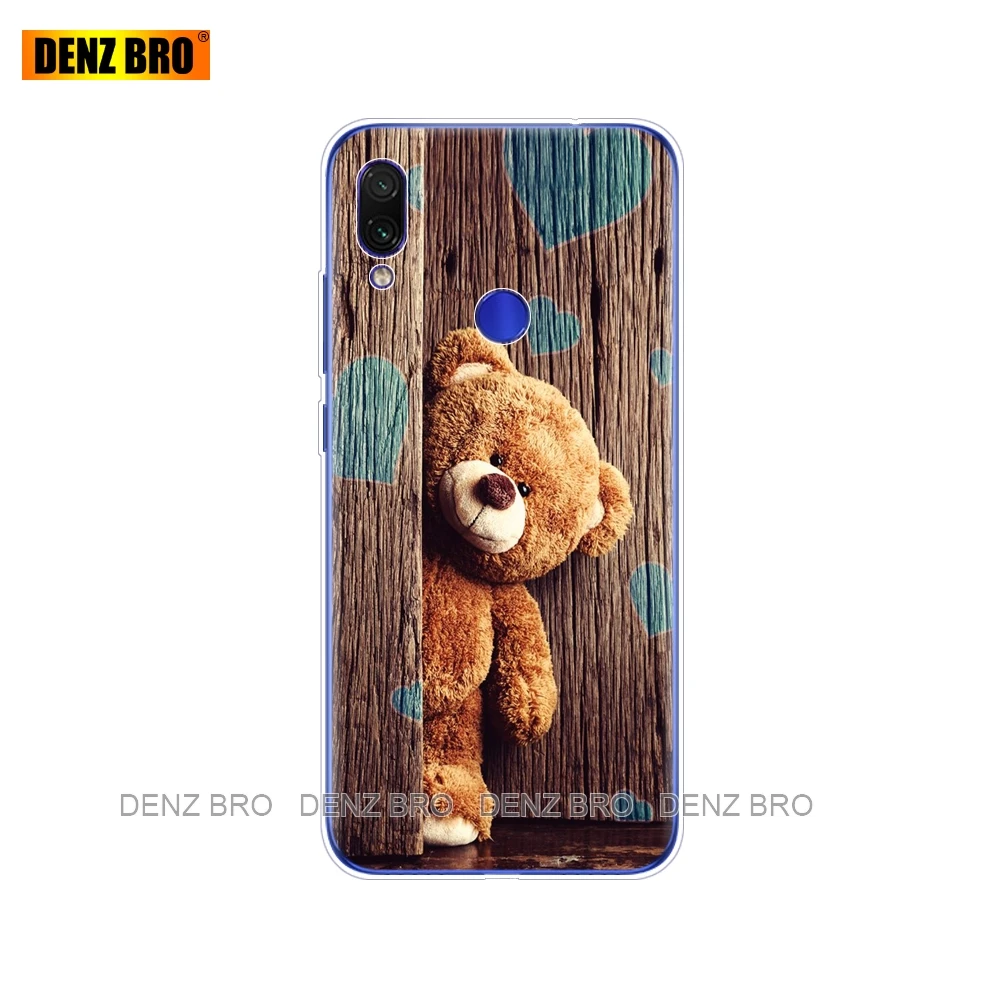 34592 Чехол-бампер для Xiaomi Redmi Note 7 pro, силиконовый мягкий ТПУ с рисунком, чехол для Xiaomi Redmi Note 7, 6,3 дюймов, Fundas Redmi Note7 - Цвет: 34592