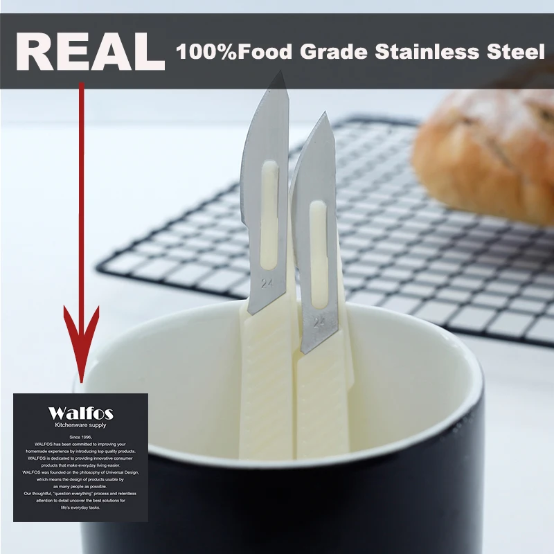 Нож для хлеба WALFOS в западном стиле изогнутый дугой Европейский нож нарезки