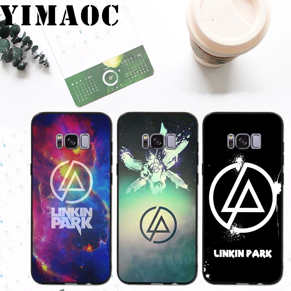 YIMAOC Linkin Park Soft Silicone Case for Samsung Galaxy A3 A5 A6 Plus 2017 2016 S6 S7 Edge S8 S9 &amp Note 8 9 |