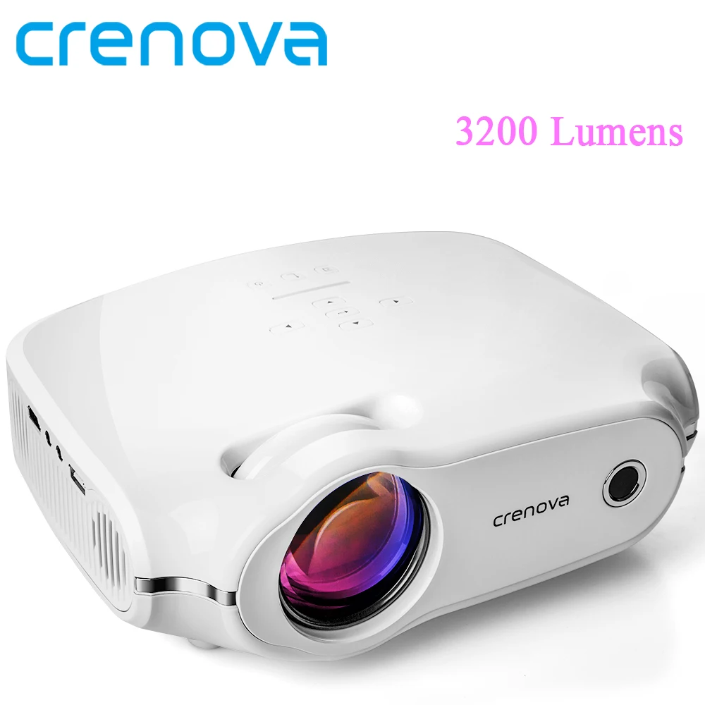 CRENOVA высококачественный ЖК проектор для домашнего кинотеатра видео с ОС Android 7 1 3200