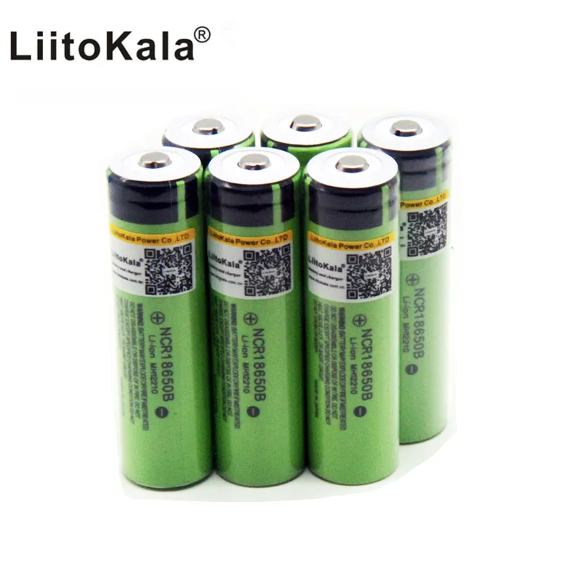 Литий-ионный перезаряжаемый аккумулятор Liitokala 18650 3400 мАч 3 7 в для фонарика NCR18650B