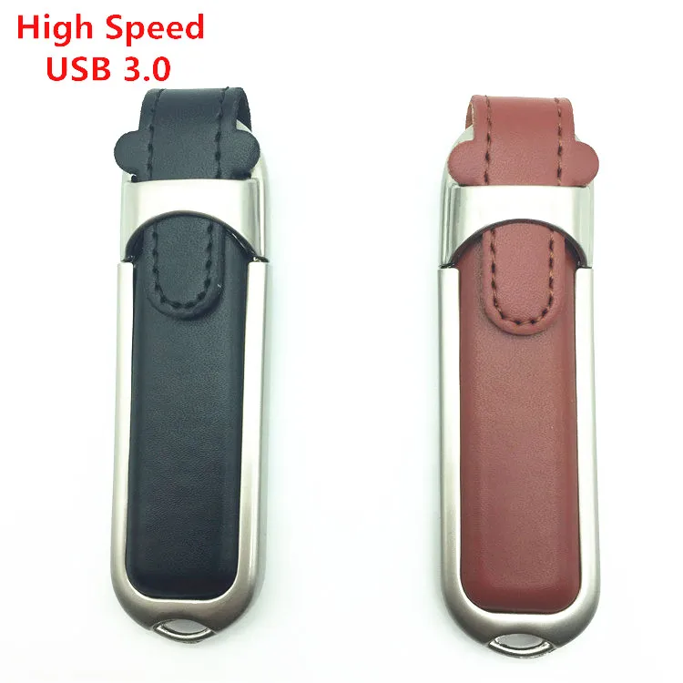 100% натуральная емкость кожа usb 3 0 флеш накопитель 8 ГБ 16 32 64 128 ГБ|128gb flash drive|leather usbusb
