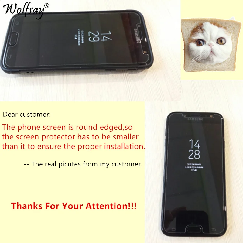 2pcs для экрана протектор Samsung Galaxy J5 2017 Закаленное стекло Glass +2017 Защитная пленка J530F