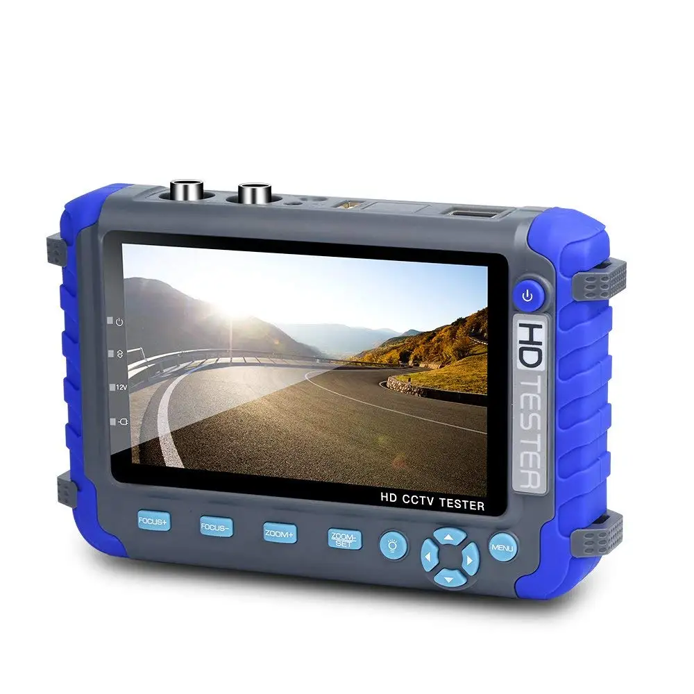 Wsdcam Профессиональный CCTV инструмент тестирования IV8C 5 дюймов TFT lcd 5MP AHD TVI 4MP CVI CVBS CCTV камера тестер монитор Поддержка PTZ UTP