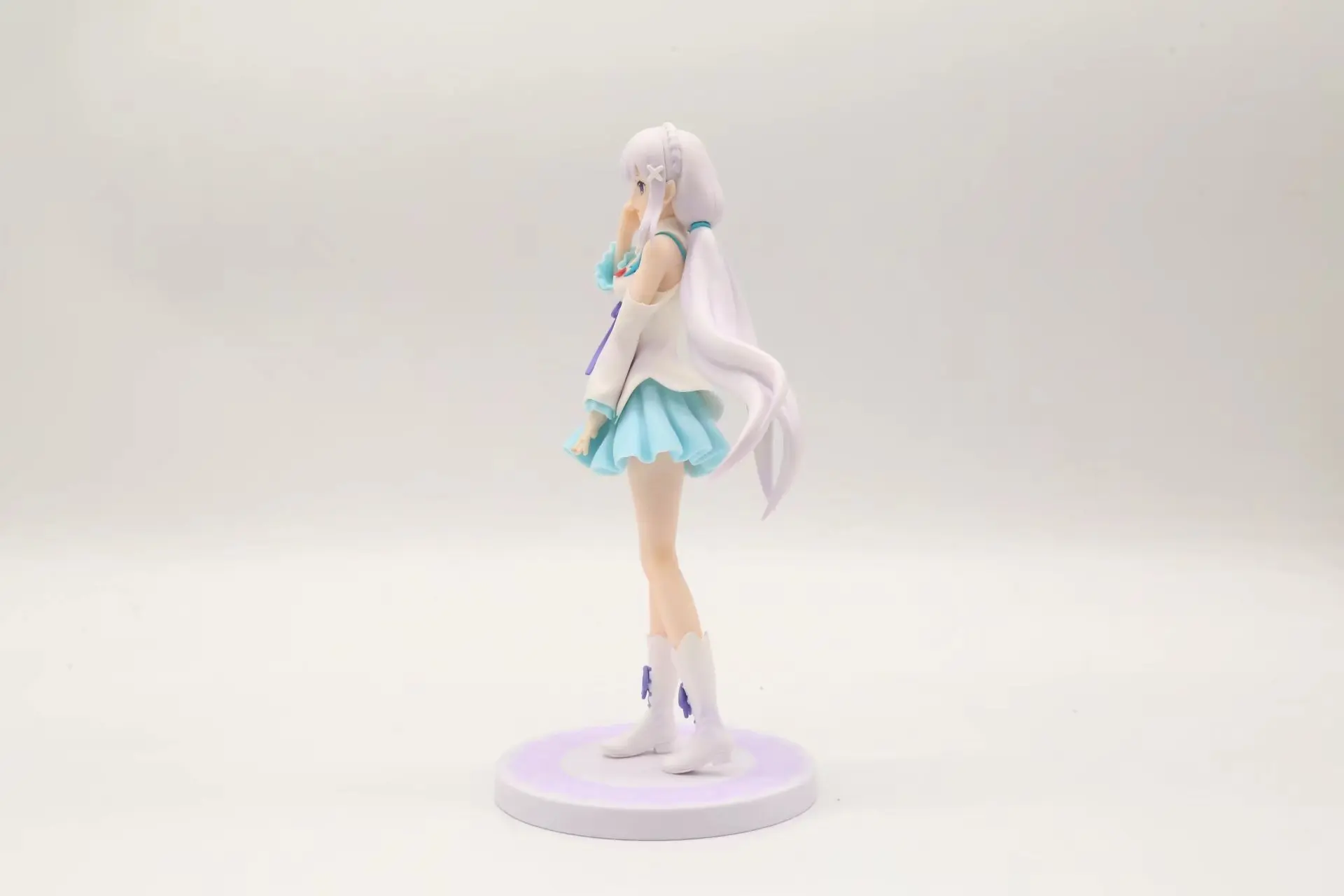 20 см аниме вновь ноль Emilia kara Hajimeru Isekai Seikatsu Фигурка Эмилия игрушки Коллекционная