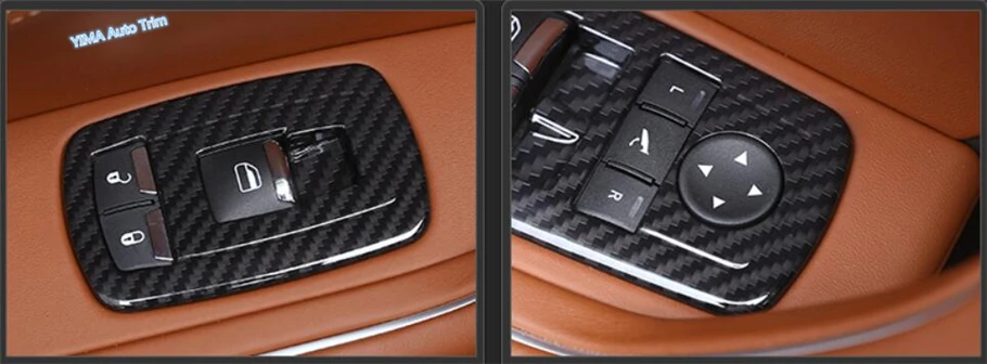 

Lapetus Car Styling Door Handle Holder Window Lift Button Switch Frame Cover Trim Fit For Maserati Levante 2016 - 2020 ABS
