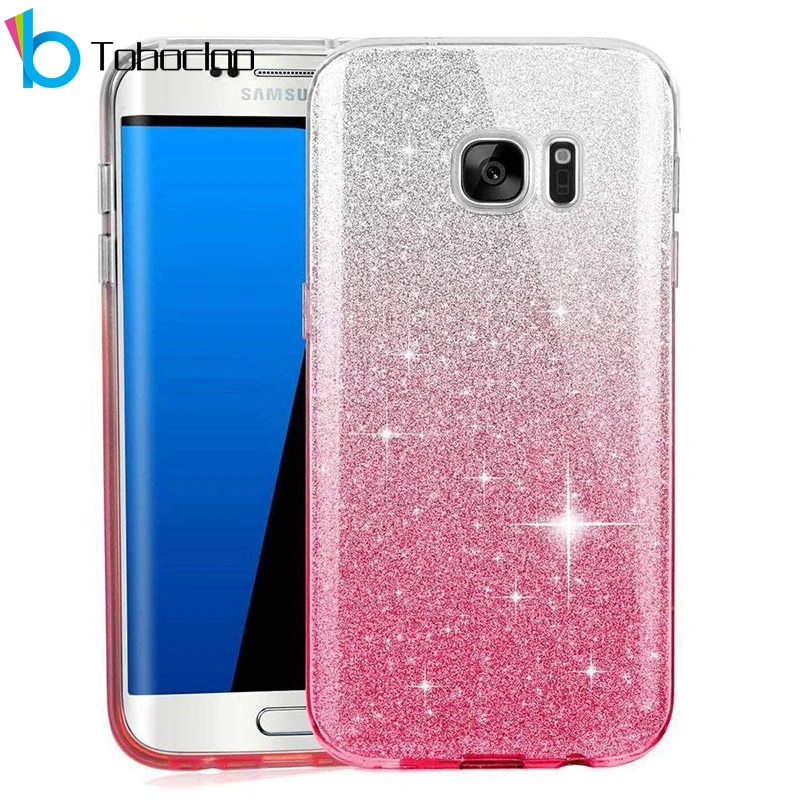 Блестящий силиконовый чехол для Samsung Galaxy S8 S9 Plus Note 9 8 S7 S6 edge A6 A8 2018 A3 A5 2017 J3 J5 J7 PRIME J2 PRO