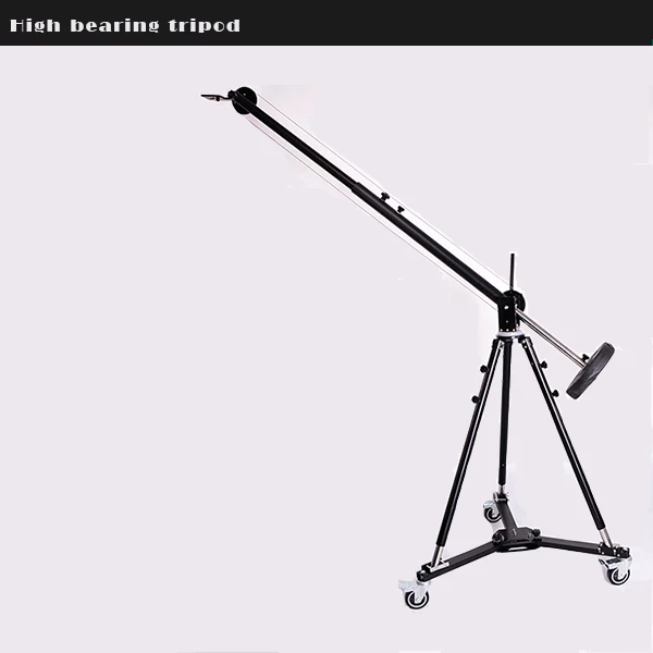 Twzz Профессиональный 3 Колеса Тележка складская + шаровая Головка Штатив для