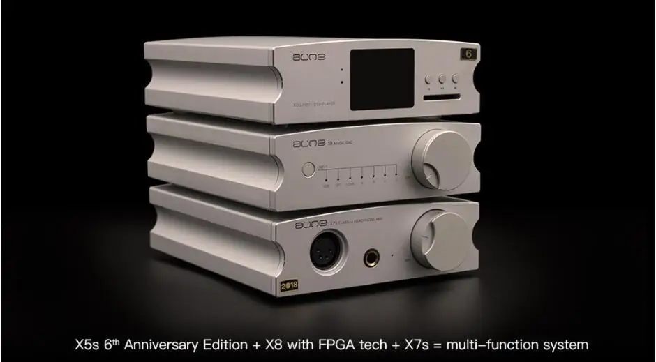 Aune X5S 6th dac декодирующий цифровой усилитель 32 бит/384 K SD вход оптический коаксиальный RCA AES выход активный динамик домашний усилитель