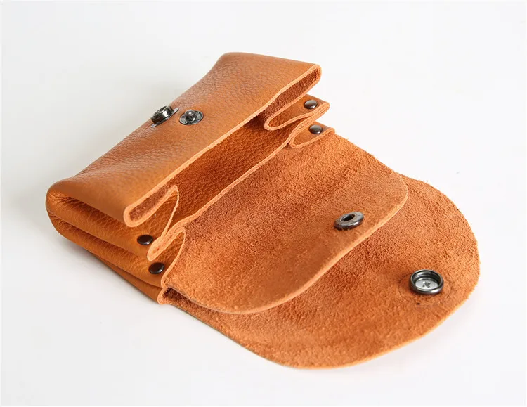 Винтажный кошелек ручной работы для мужчин и женщин маленький бумажник из