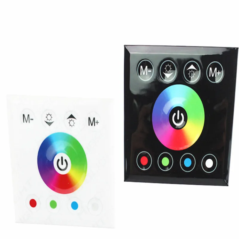 Светодиодный контроллер RGB RGBW с сенсорной панелью настенный Одноцветный